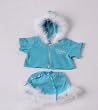 20199-Blue Princess Sparkle Outfit (with Blue Boots) Clothes for 14" - 18" Stuffed Animals and Dolls
