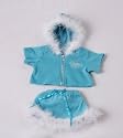 20199-Blue Princess Sparkle Outfit (with Blue Boots) Clothes for 14" - 18" Stuffed Animals and Dolls