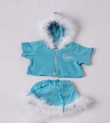 20199-Blue Princess Sparkle Outfit (with Blue Boots) Clothes for 14" - 18" Stuffed Animals and Dolls