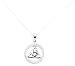 Celtic Knot Pendant - Sterling Silver Irish Celtic Trinity Knot Pendant with 18 Box Necklace Included