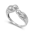 Sterling Silver Ring - Birds - 6mm x 2mm (Sizes 6-10)
