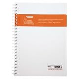 Whitelines Wire A5 Squared Notebook: Supporting your ideas