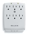 Belkin SurgeMaster 6-Outlet Wall-Mount Surge Protector