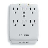 Belkin SurgeMaster 6-Outlet Wall-Mount Surge Protector ~ Belkin