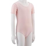 Danskin Girls 7-16 Cotton Short Sleeve Leotard