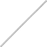 Sterling Silver 3mm Curb Chain - 10 Inch
