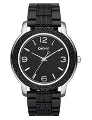 DKNY Glitz Black Dial Womens Watch #NY8424