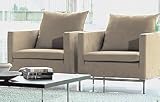 Alphaville Design SL-GIOR-1-XPB1 Giordano 1-Seater Chair, Wheat