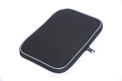 Itech Premium Durable Water Resistant Neoprene Mini Notebook Netbook Webbook Laptop Sleeve Dual Zip Carry Case With Ultimate Protection For The Asus Eee Pc T91 Picture