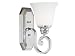 Kenroy Home 80251CH Strasbourg One-Light Sconce with 6-Inch Shade
