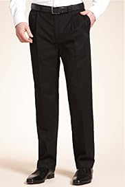 Big & Tall Pure Cotton Single Pleat Lightweight Trousers