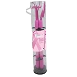 Bond 6932 Pink 3 Piece Telescopic Garden Tool Set With Trowel, Cultivator And Rake
