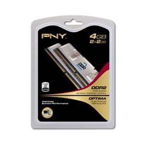Pny Technologies 4 GB (2 x 2 GB) PC2-5300 240-pin DIMM DDR2 Desktop Memory Module Kit (MD4096KD2-667)