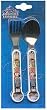 Justice League Flatware for kids - Stainless steel fork and spoon set