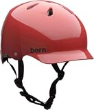 Bern Watts Gloss Red Large Skateboard Helmet