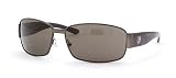 Giorgio Armani Sunglasses - GA-179 / Frame: Gunmetal w/ Tortoise Temples Lens: Gray