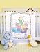 Baby Hugs Farm Friends Stamped Cross Stitch Quilt Kit