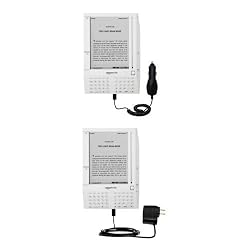 Essential Kit for the Amazon Kindle (1st Generation) includes a Car and Wall Charger - Gomadic Brand w/ TipExchange Technology