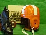 1940s Oklahoma State style Leather Football Helmet (custom)