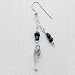 Black w/Crystals Earrings