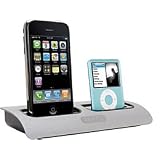 Griffin PowerDock Dual-Position Charging Station for iPod and iPhone (Silver)