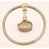 Giagni BB8-ABMB Erie Tone Towel Ring, Antique Brass