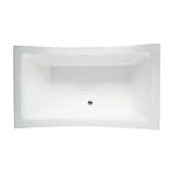 Jacuzzi Y200959WH Allusion Acrylic 72-Inch by 42-Inch by 26-Inch Pure Air Bath, White Finish