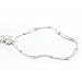 FANTASIEN Crystal Imitation Pearl Diamond Knitted Barefoot Sandals Adorn Extensible Foot Ring Anklet Chain (B)