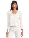 Jones New York Womens 3/4 Sleeve V-Neck Cardigan Sweater