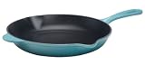 Le Creuset Enameled Cast-Iron 10-1/4-Inch Skillet with Iron Handle, Caribbean