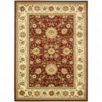 Safavieh Lyndhurst Collection LNH212F Red and Ivory Area Rug, 6-Feet by 9-Feet