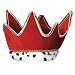 Plush Royal Red King/Queen Crown Adult Size