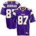 Reebok NFL Equipment Minnesota Vikings #87 Bernard Berrian Purple Replica Jersey