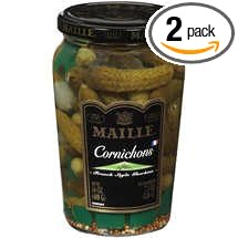 Maille French Style Cornichons 14 oz. ea. (Pack of 2) by Maille
