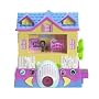 Pixel Chix Babysitter Yellow House with Pink Vase