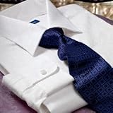 Trim Fit White-on-White Paisley Dress Shirt