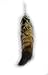 URSFUR Coyote Tail Bag Charm Pendant (16 Inches, silver & Primary tail)