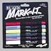 Dry Erase Markers, Single Tip, Bullet Point, 6/Set, Assorted