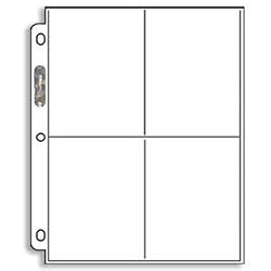 Ultra-Pro 4-Pocket Pages (Postcards) - 100 Pages per box