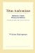 Titus Andronicus (Webster's Czech Thesaurus Edition)