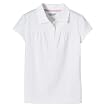 Girls' Cherokee® School Uniform Short-Sleeve Fashion Polo - White