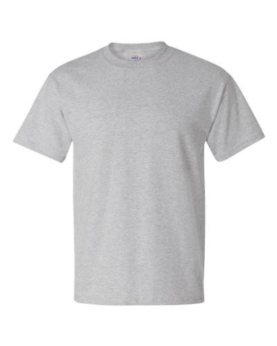 Hanes Beefy-T Adult Short-Sleeve T-Shirt 5180, 2XL, Light Steel