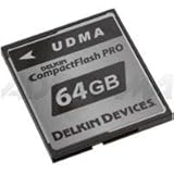 Delkin 64 GB CompactFlash (CF) PRO 450X UDMA Memory Card DDCFPRO3-64GB