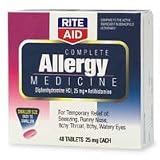 Rite Aid Complete Allergy Medication, Tablets 48 ea Rite Aid Complete Allergy Medication, Tablets 48 ea
