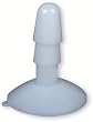 Doc Johnson Vac-u-lock Suction Cup Plug, Clear Frost