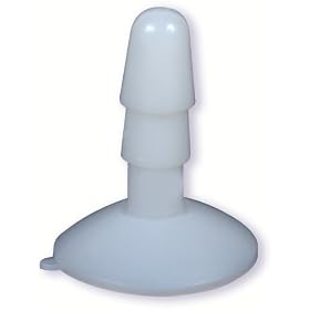 Doc Johnson Vac-u-lock Suction Cup Plug, Clear Frost
