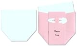 Diaper Thank-you Card for Baby Girl