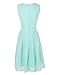 Ouman Short Prom Dress Bridesmaid Gowns with Appliques Neckline