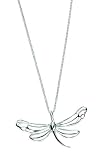 Element Sterling Silver, Ladies, P3019, Dragonfly Pendant on 46cm Trace Chain