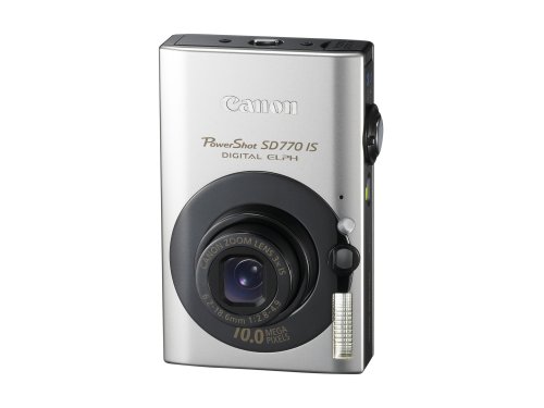 Canon PowerShot SD770IS 10MP Digital Camera with 3x Optical Image Stabilized Zoom (Black) image